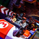 Mario Kart rider ignites a joint when the attraction breaks