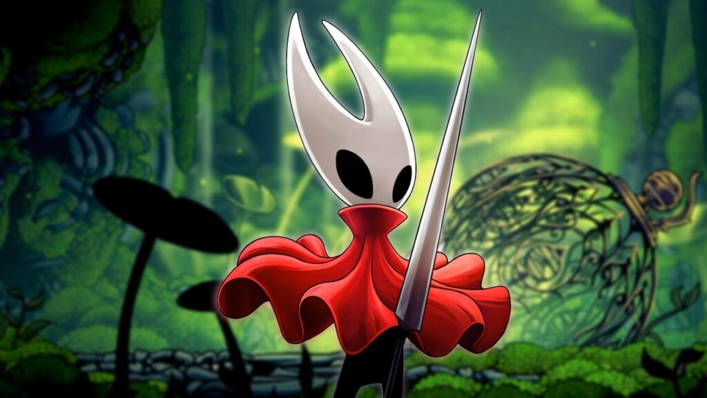 Hollow knight silksong hornet holding up her needle weapon 1749459049550.jpg