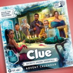Clue Advent Calendar is a murder mystery game you play throughout your holidays