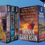 Get the Mistborn and Stormlight Archive book box set, total price $32
